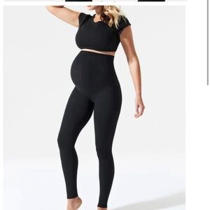 Blanqi Black Everyday Maternity Leggings Size M